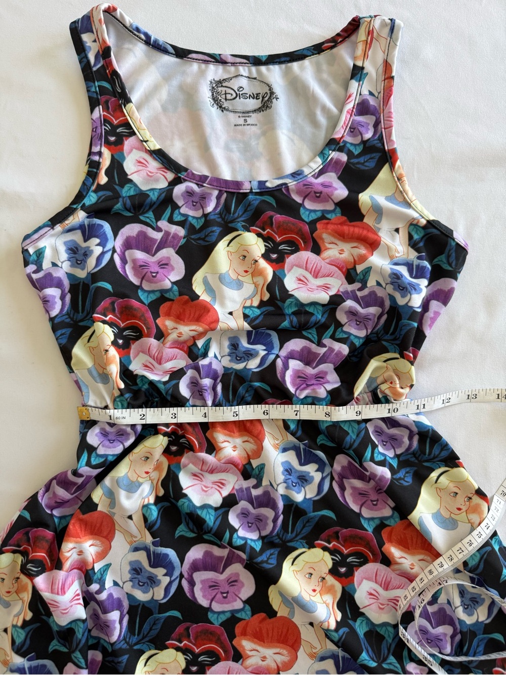 Hot Topic Disney Alice in Wonderland Floral Print dress - Picture 5 of 7